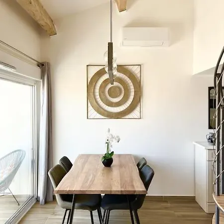 Duplex Centre - 50m De La - Clim - Garage - Netflix